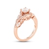 Thumbnail Image 2 of Previously Owned Adrianna Papell Diamond Engagement Ring 1 ct tw Round & Marquise-cut 14K Rose Gold
