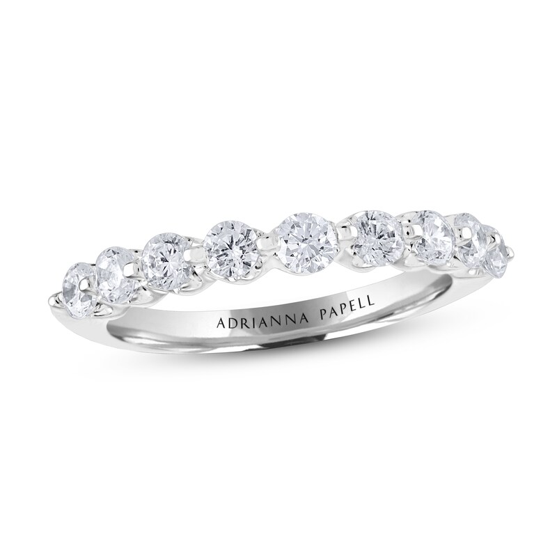 Main Image 1 of Previously Owned Adrianna Papell Diamond Wedding Band 7/8 ct tw 14K White Gold