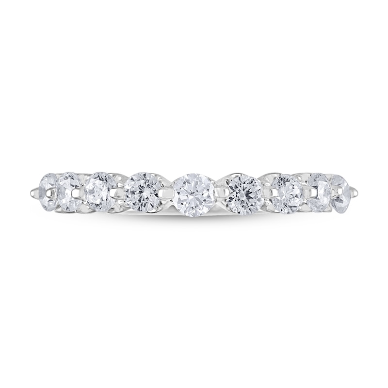 Main Image 3 of Previously Owned Adrianna Papell Diamond Wedding Band 7/8 ct tw 14K White Gold