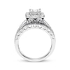 Previously Owned Diamond Engagement Ring 2 ct tw Princess & Round-cut 14K White Gold