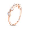 Thumbnail Image 2 of Previously Owned Adrianna Papell Diamond Anniversary Band 1/3 ct tw Round/Marquise-cut 14K Rose Gold
