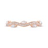 Thumbnail Image 3 of Previously Owned Adrianna Papell Diamond Anniversary Band 1/3 ct tw Round/Marquise-cut 14K Rose Gold