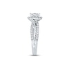 Thumbnail Image 2 of Previously Owned THE LEO Diamond Engagement Ring 3/4 ct twPrincess & Round-cut Diamonds 14K White Gold