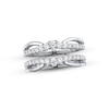 Thumbnail Image 1 of Previously Owned THE LEO Diamond Wrap Ring 3/4 ct tw Round-cut 14K White Gold