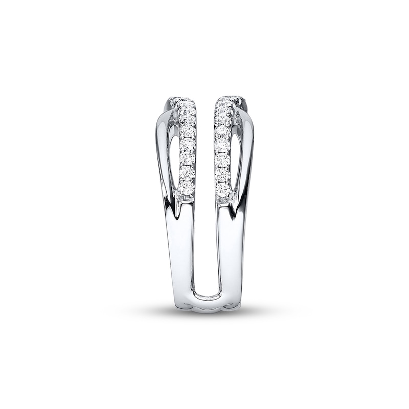 Main Image 2 of Previously Owned THE LEO Diamond Wrap Ring 3/4 ct tw Round-cut 14K White Gold