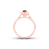 Thumbnail Image 1 of Previously Owned Tanzanite Engagement Ring 3/8 ct tw Round-cut Diamonds 14K Rose Gold