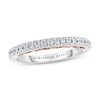 Thumbnail Image 1 of Previously Owned Adrianna Papell Diamond Wedding Band 1/4 ct tw Round-cut 14K Two-Tone Gold