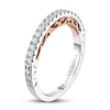 Thumbnail Image 2 of Previously Owned Adrianna Papell Diamond Wedding Band 1/4 ct tw Round-cut 14K Two-Tone Gold
