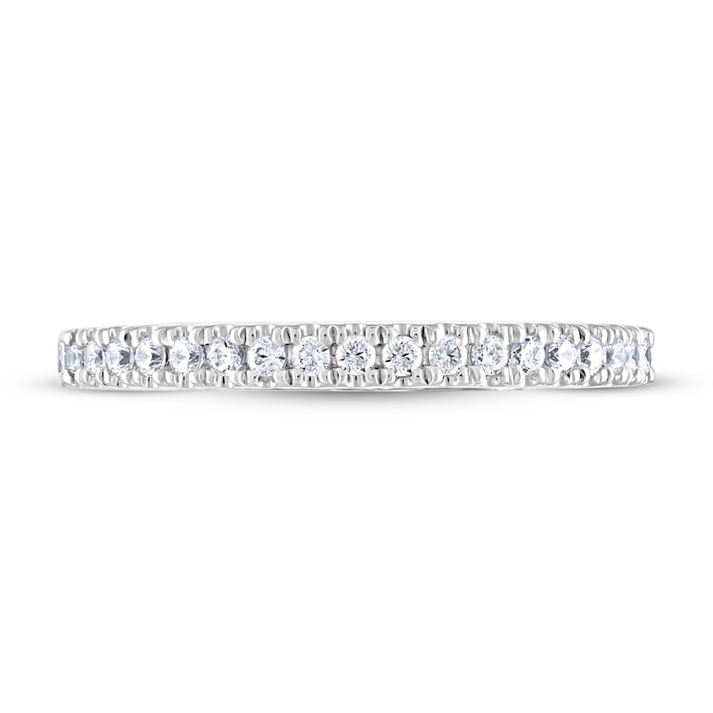 Main Image 3 of Previously Owned Adrianna Papell Diamond Wedding Band 1/4 ct tw Round-cut 14K Two-Tone Gold
