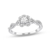 Thumbnail Image 1 of Previously Owned Diamond Engagement Ring 1/2 ct tw Round-cut 10K White Gold
