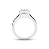 Thumbnail Image 3 of Previously Owned  Black & White Diamond Engagement Ring 3/4 ct tw 14K White Gold