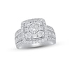 Thumbnail Image 0 of Previously Owned Diamond Engagement Ring 2 ct tw Round/Baguette 10K White Gold