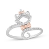 Thumbnail Image 1 of Previously Owned Disney Treasures The Aristocats Diamond Ring 1/10 ct tw Sterling Silver & 10K Rose Gold