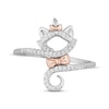 Thumbnail Image 3 of Previously Owned Disney Treasures The Aristocats Diamond Ring 1/10 ct tw Sterling Silver & 10K Rose Gold