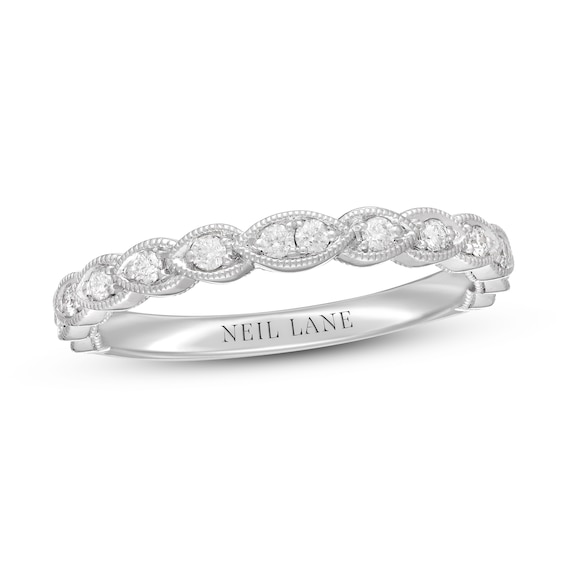 Previously Owned Neil Lane Diamond Wedding Band 1/5 ct tw 14K White Gold