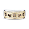 Thumbnail Image 3 of Previously Owned Men's Diamond Band 1/2 ct tw Brown & White 10K Two-Tone Gold