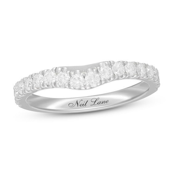 Previously Owned Neil Lane Diamond Wedding Band /8 ct tw Round-cut 14K White Gold