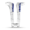 Thumbnail Image 3 of Previously Owned Sapphire Enhancer Ring 1/2 ct tw Diamonds 14K White Gold