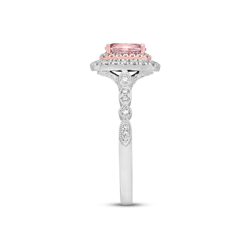 Main Image 2 of Previously Owned Neil Lane Morganite Engagement Ring 5/8 ct tw Diamonds 14K Gold