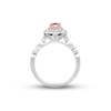 Thumbnail Image 3 of Previously Owned Neil Lane Morganite Engagement Ring 5/8 ct tw Diamonds 14K Gold