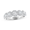 Previously Owned THE LEO Diamond Anniversary Ring 3/4 ct tw Round-cut 14K White Gold