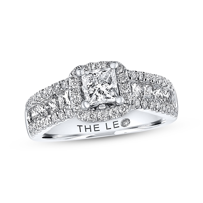 Main Image 1 of Previously Owned THE LEO Diamond Engagement Ring 2-1/8 ct tw Diamonds 14K White Gold