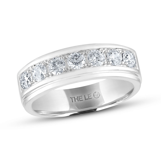Previously Owned Men's THE LEO Diamond Band 1 ct tw 14K White Gold