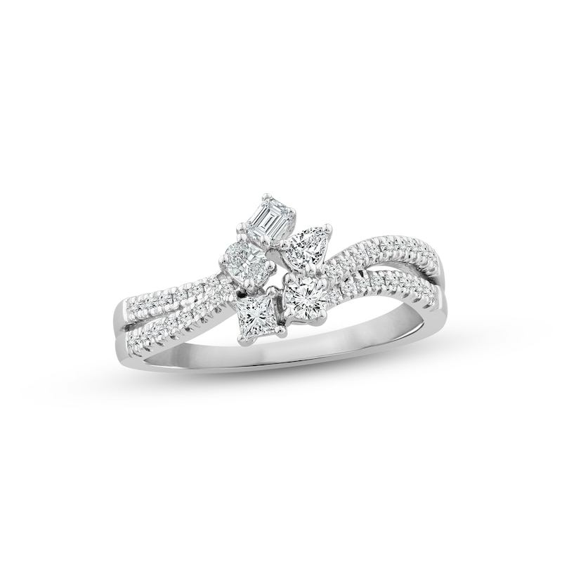Main Image 1 of Previously Owned Diamond Ring 1/2 ct tw 10K White Gold