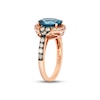 Thumbnail Image 2 of Previously Owned Le Vian Topaz Ring 1/2 carat tw Diamonds 14K Strawberry Gold