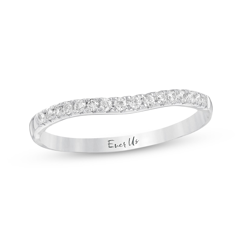 Previously Owned Ever Us Diamond Wedding Band 1/6 ct tw 14K White Gold