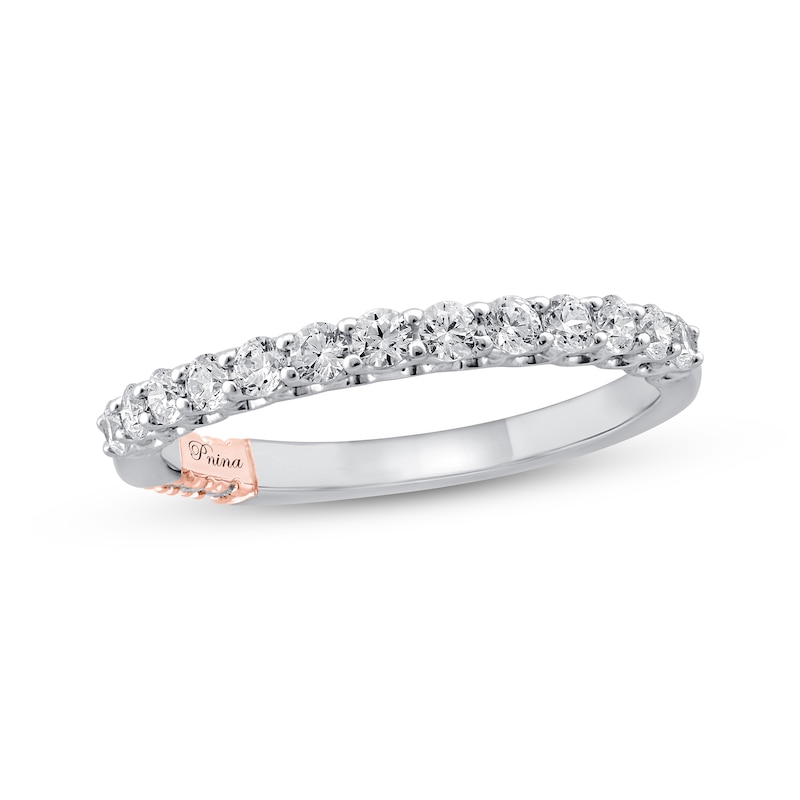 Main Image 1 of Previously Owned Diamond Wedding Band 1/2 ct tw Round-cut 14K Two-Tone Gold