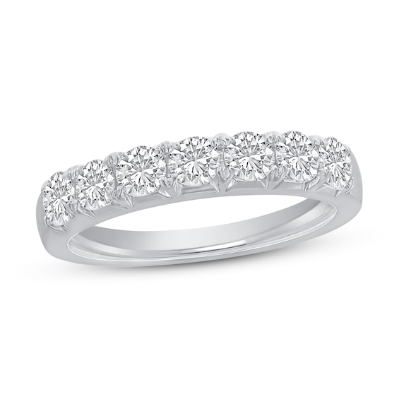 Previously Owned Diamond Anniversary Ring 1 ct tw Round 14K White Gold