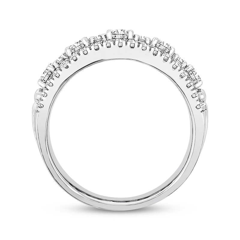 Main Image 4 of Previously Owned Diamond Anniversary Band 1 ct tw Round-cut 14K White Gold