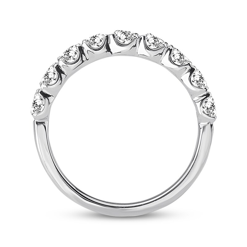 Main Image 3 of Previously Owned Diamond Anniversary Band 7/8 ct tw Round-cut 14K White Gold