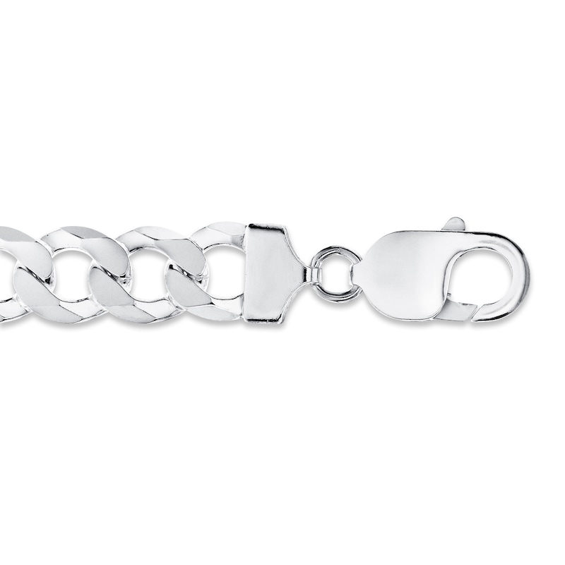 Main Image 2 of Previously Owned Curb Chain Necklace Solid Sterling Silver 22" Length