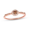 Thumbnail Image 1 of Previously Owned Le Vian Chocolate Diamond Ring 1/4 ct tw 14K Strawberry Gold