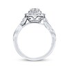 Thumbnail Image 3 of Previously Owned Neil Lane Diamond Engagement Ring 1 ct tw Cushion, Marquise & Round-cut 14K White Gold