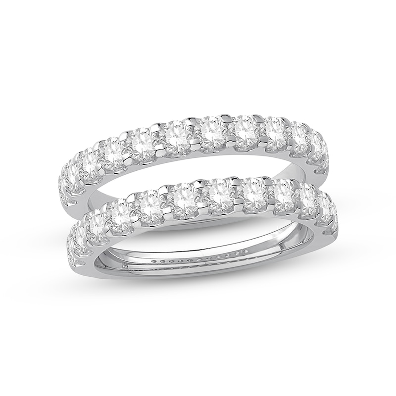 Main Image 1 of Previously Owned Diamond Enhancer Ring 1-1/2 ct tw Round-cut 14K White Gold