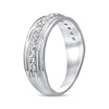Previously Owned Men's Diamond Wedding Ring 1/2 ct tw Round-cut 10K White Gold