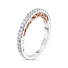 Thumbnail Image 2 of Previously Owned Adrianna Papell Diamond Wedding Band 1/4 ct tw 14K Two-Tone Gold
