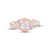 Thumbnail Image 3 of Previously Owned Adrianna Papell Diamond Engagement Ring 1 ct tw Round/Marquise-cut 14K Rose Gold