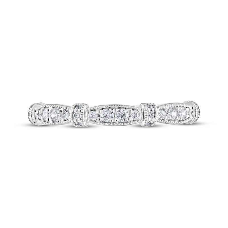 Main Image 3 of Previously Owned Adrianna Papell Diamond Anniversary Band 1/5 ct tw Round-cut  14K White Gold