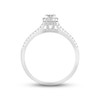 Thumbnail Image 2 of Previously Owned Diamond Engagement Ring 1/2 ct tw Princess/Round 10K White Gold