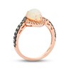 Thumbnail Image 3 of Previously Owned Le Vian Opal Ring 3/4 ct tw Diamonds Pear-shaped 14K Strawberry Gold