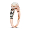 Thumbnail Image 2 of Previously Owned Le Vian Opal Ring 1/3 ct tw Diamonds 14K Strawberry Gold