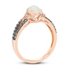 Thumbnail Image 3 of Previously Owned Le Vian Opal Ring 1/3 ct tw Diamonds 14K Strawberry Gold