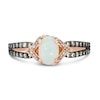 Thumbnail Image 4 of Previously Owned Le Vian Opal Ring 1/3 ct tw Diamonds 14K Strawberry Gold