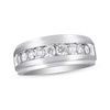 Thumbnail Image 0 of Previously Owned Men's Diamond Wedding Band 1 ct tw Round-cut 10K in White Gold