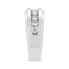 Thumbnail Image 1 of Previously Owned Men's Diamond Wedding Band 1 ct tw Round-cut 10K in White Gold