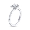 Previously Owned THE LEO Diamond Engagement Ring 5/8 ct tw Princess & Round-cut 14K White Gold